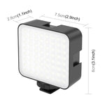 PULUZ 64 LED 5W Luce di riempimento per giunzioni video per fotocamera/videocamera, 64 LED