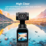 PULUZ 9H 2.5D HD Protezione per lenti in vetro temperato + Pellicola per schermo per DJI OSMO Pocket 2, For DJI OSMO Pocket 2