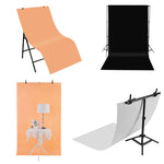 Kit di carta in PVC per fondali fotografici PULUZ per box tenda da studio, dimensioni: 156 cm x 80 cm, Backdrop 80cm (Black), Backdrop 80cm(Orange), Backdrop 80cm(White)