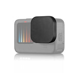 PULUZ per GoPro HERO12 Nero/11 Nero/10 Nero/9 Nero Morbido TPU Gomma resistente ai graffi Copriobiettivo protettivo, For GoPro HERO12 Black Lens Cap