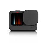PULUZ per GoPro HERO12 Nero/11 Nero/10 Nero/9 Nero Morbido TPU Gomma resistente ai graffi Copriobiettivo protettivo, For GoPro HERO12 Black Lens Cap
