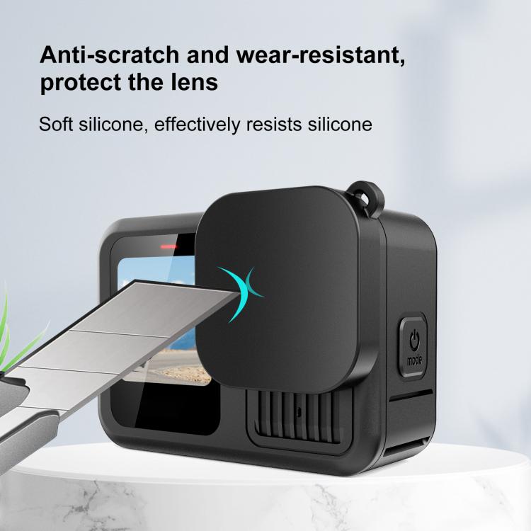Copriobiettivo TPU per GoPro HERO9/10/11/12 Nero