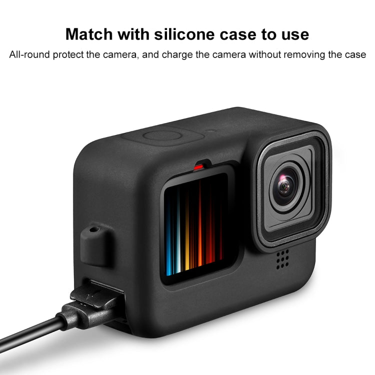 PULUZ POM Coperchio interfaccia laterale batteria in plastica per GoPro HERO12 Nero /11 Nero /10 Nero /9 Nero, POM Plastic Side Cover