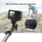 Adattatore per treppiede pieghevole PULUZ per GoPro HERO12 Nero /11 Nero /11 Nero mini /10 Nero /9 Nero /8 Nero / Max, Folding Finger Tripod For GoPro HERO13 Black