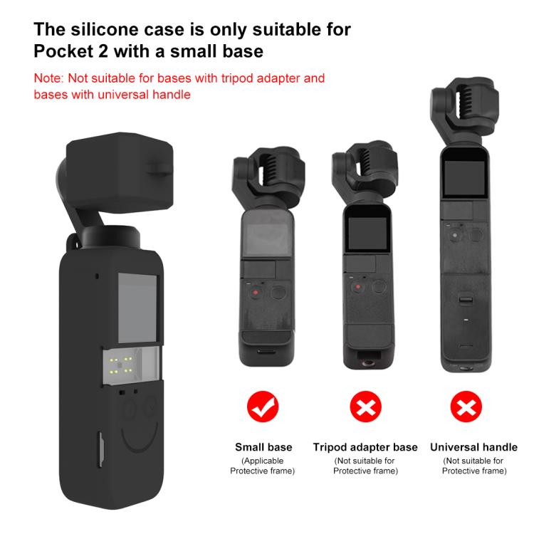 Set di custodie in silicone 2 in 1 PULUZ per DJI OSMO Pocket 2, For DJI OSMO Pocket 2