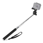 Monopiede selfie portatile estensibile PULUZ per GoPro Hero11 Black / HERO10 Black / HERO9 Black /HERO8 / HERO7 /6 /5 /5 Session /4 Session /4 /3+ /3 /2 /1, Insta360 ONE R, DJI Osmo Action e altriAction camera, lunghezza: 22,5-80 cm, Length: 22.5-100cm