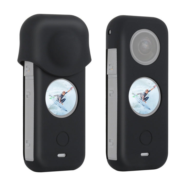Custodia protettiva in silicone per Insta360 ONE X2 blu