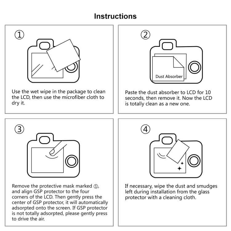 Compatibile con Panasonic GF2 / GF3 / GF5 / GF6 / WEA / GM1 / FL1GK / GX7 / GF9 / GF8 / GF7 / GM1S / TZ70 / TZ90 / TZ85 / FZ85 / TZ57, For Panasonic DMC-LX100