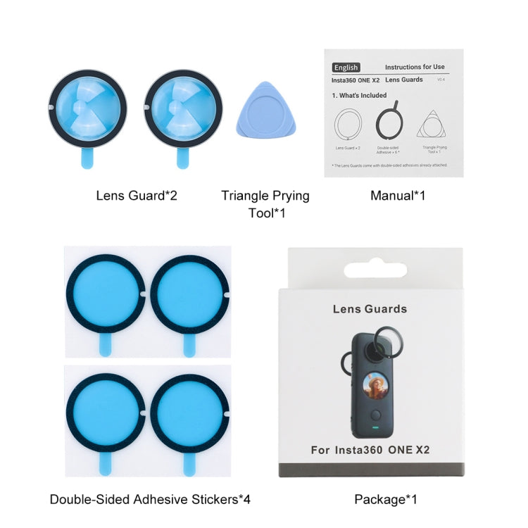 Le migliori offerte per PULUZ Lens Guard PC Copertura protettiva per Insta360 One X2 sono su ✓ Confronta prezzi e caratteristiche di prodotti nuovi e usati ✓ Molti articoli con consegna gratis!, Lens Guard For Insta360 ONE X2