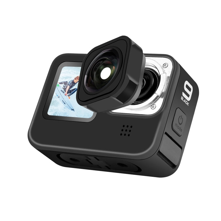 Obiettivo grandangolare PULUZ Max Lens Mod per GoPro Hero11 Black / HERO10 Black / HERO9 Black, For GoPro Hero13 Black / Hero12 Black