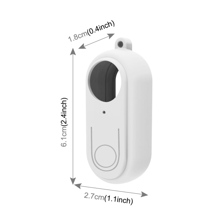 Custodia protettiva in silicone PULUZ con copriobiettivo per Insta360 GO 2, For Insta360 GO 2