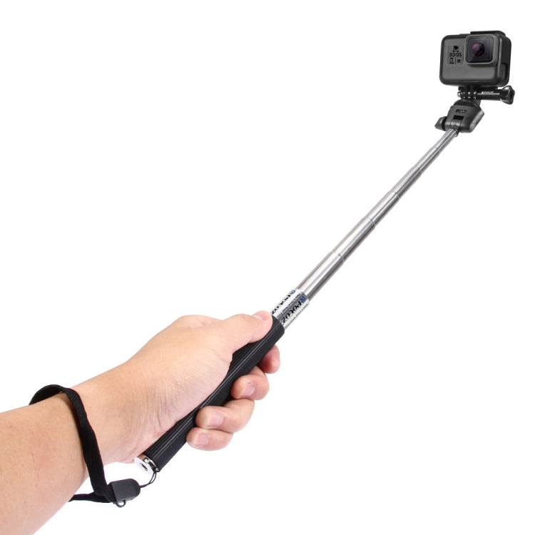 Monopiede selfie portatile estensibile PULUZ per GoPro Hero11 Black / HERO10 Black / HERO9 Black /HERO8 / HERO7 /6 /5 /5 Session /4 Session /4 /3+ /3 /2 /1, Insta360 ONE R, DJI Osmo Action e altriAction camera, lunghezza: 22,5-80 cm, Length: 22.5-100cm