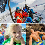 Monopiede selfie portatile estensibile PULUZ per GoPro Hero11 Black / HERO10 Black / HERO9 Black /HERO8 / HERO7 /6 /5 /5 Session /4 Session /4 /3+ /3 /2 /1, Insta360 ONE R, DJI Osmo Action e altriAction camera, lunghezza: 22,5-80 cm, Length: 22.5-100cm