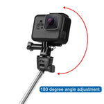 Monopiede selfie portatile estensibile PULUZ per GoPro Hero11 Black / HERO10 Black / HERO9 Black /HERO8 / HERO7 /6 /5 /5 Session /4 Session /4 /3+ /3 /2 /1, Insta360 ONE R, DJI Osmo Action e altriAction camera, lunghezza: 22,5-80 cm, Length: 22.5-100cm