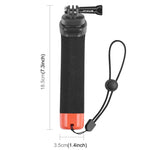 PULUZ Canne galleggianti con impugnatura in schiuma galleggiante con cinturino e base a sgancio rapido per GoPro Hero11 Black / HERO10 Black / HERO9 Black /HERO8 / HERO7 /6 /5 /5 Session /4 Session /4 /3+ /3 /2 /1,Insta360 ONE R, DJI Osmo Action e altr...
