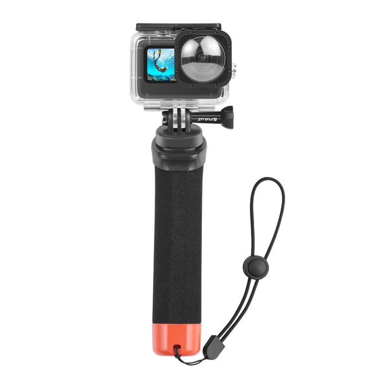 PULUZ Canne galleggianti con impugnatura in schiuma galleggiante con cinturino e base a sgancio rapido per GoPro Hero11 Black / HERO10 Black / HERO9 Black /HERO8 / HERO7 /6 /5 /5 Session /4 Session /4 /3+ /3 /2 /1,Insta360 ONE R, DJI Osmo Action e altr...