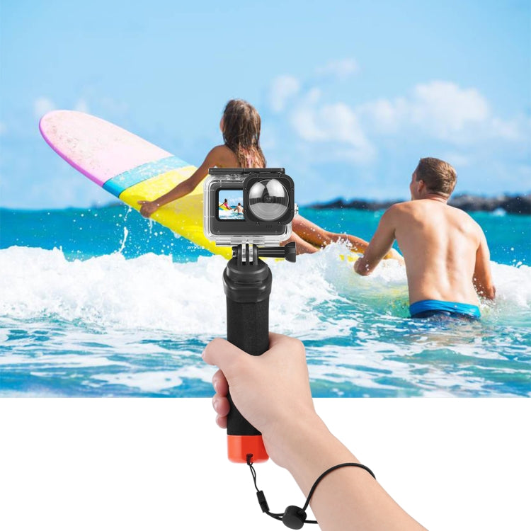 PULUZ Canne galleggianti con impugnatura in schiuma galleggiante con cinturino e base a sgancio rapido per GoPro Hero11 Black / HERO10 Black / HERO9 Black /HERO8 / HERO7 /6 /5 /5 Session /4 Session /4 /3+ /3 /2 /1,Insta360 ONE R, DJI Osmo Action e altr...