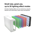 Luce LED 120 LED 2500K-9000K con filtri e batteria
