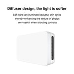 Luce LED 120 LED 2500K-9000K con filtri e batteria