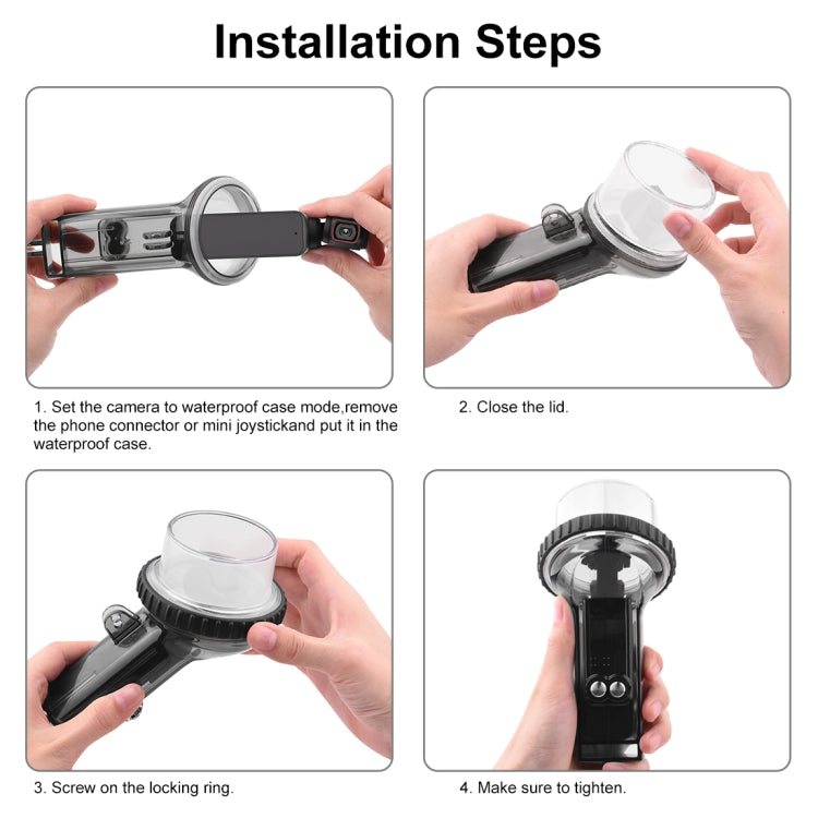 PULUZ Custodia subacquea impermeabile da 60 m Custodia subacquea per DJI Osmo Pocket 2, PULUZ