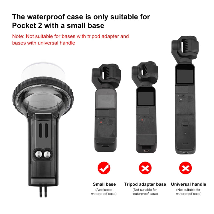 PULUZ Custodia subacquea impermeabile da 60 m Custodia subacquea per DJI Osmo Pocket 2, PULUZ