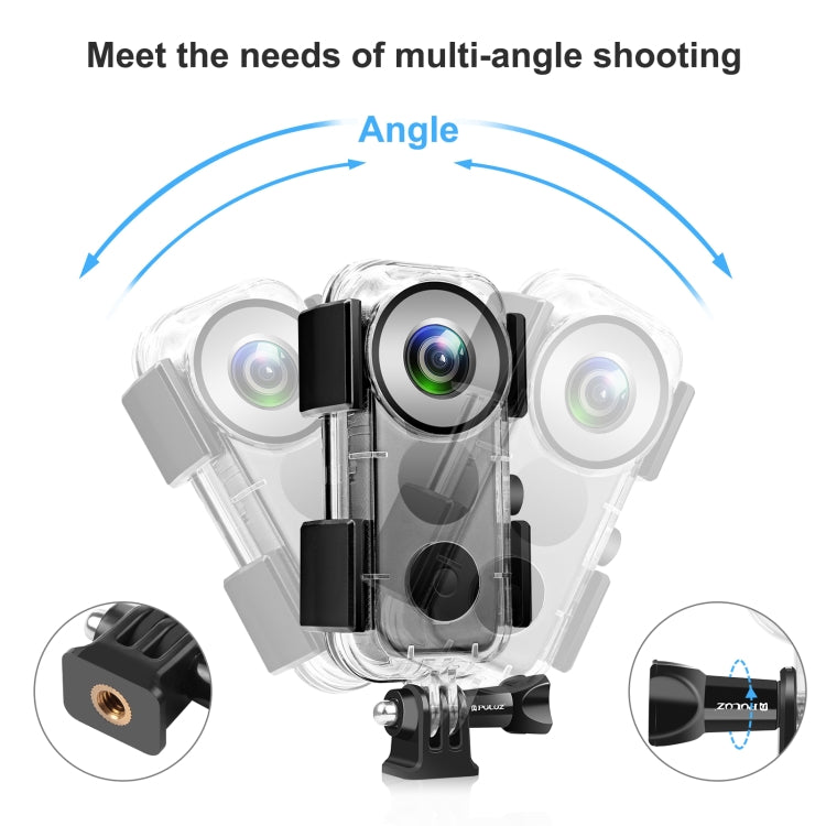 Custodia impermeabile subacquea PULUZ da 30 m per Insta360 ONE X2, Underwater Case For Insta360 ONE X2