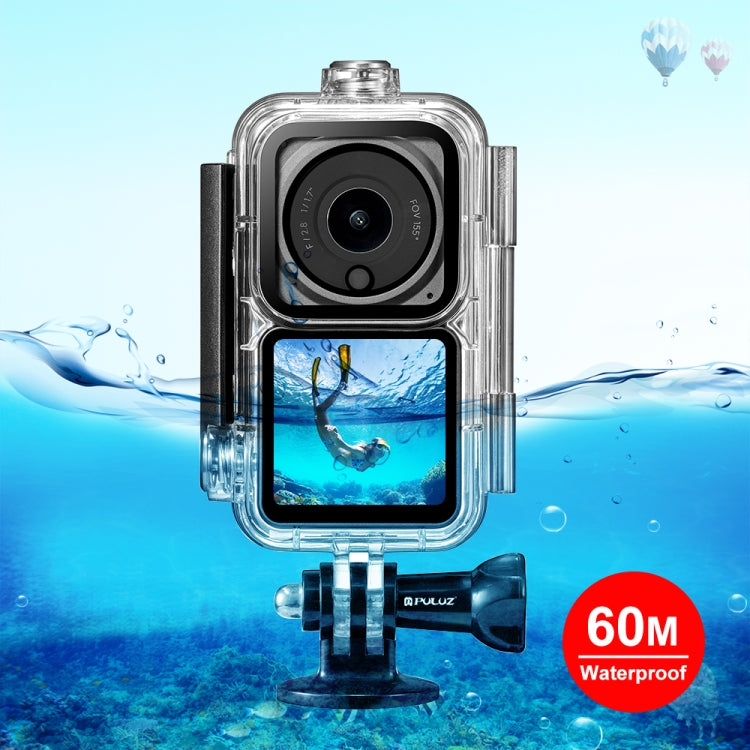 PULUZ Custodia subacquea impermeabile da 60 m per unità fotocamera DJI Action 2 / Action 2 Power Combo / Action 2 Dual-Screen Combo, Diving Case