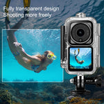 PULUZ Custodia subacquea impermeabile da 60 m per unità fotocamera DJI Action 2 / Action 2 Power Combo / Action 2 Dual-Screen Combo, Diving Case