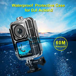PULUZ Custodia subacquea impermeabile da 60 m per unità fotocamera DJI Action 2 / Action 2 Power Combo / Action 2 Dual-Screen Combo, Diving Case