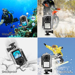 PULUZ Custodia subacquea impermeabile da 60 m per unità fotocamera DJI Action 2 / Action 2 Power Combo / Action 2 Dual-Screen Combo, Diving Case