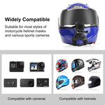 PULUZ Supporto per sottogola per casco da motociclista per GoPro, DJI Osmo Action e altre action camera, Helmet Chin Strap (Black), Helmet Chin Strap (Orange), Helmet Chin Strap (Blue)