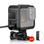 Gabbia PA di espansione telaio PULUZ con copertura interfaccia laterale per GoPro HERO12 Nero /11 Nero /10 Nero /9 Nero, PA Cage with Side Cover