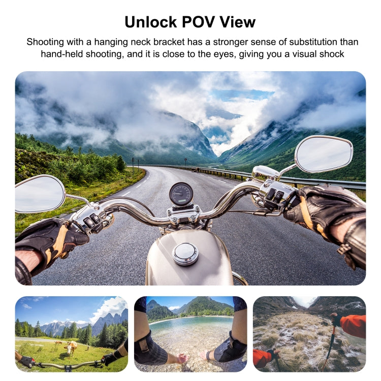 Staffa per collo regolabile PULUZ Lazy per smartphone GoPro Action Camera