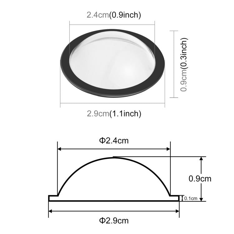 PULUZ Copriobiettivo PC Kit di copertura protettiva per Ricoh Theta SC2 / S / V