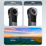 PULUZ Lens Guard Copertura protettiva per PC per Insta360 ONE RS 1 pollice 360 Edition, Lens Guard