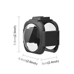 PULUZ Copriobiettivo Custodia protettiva per Insta360 ONE RS 1 pollice 360 Edition, Upgrade Lens Guard
