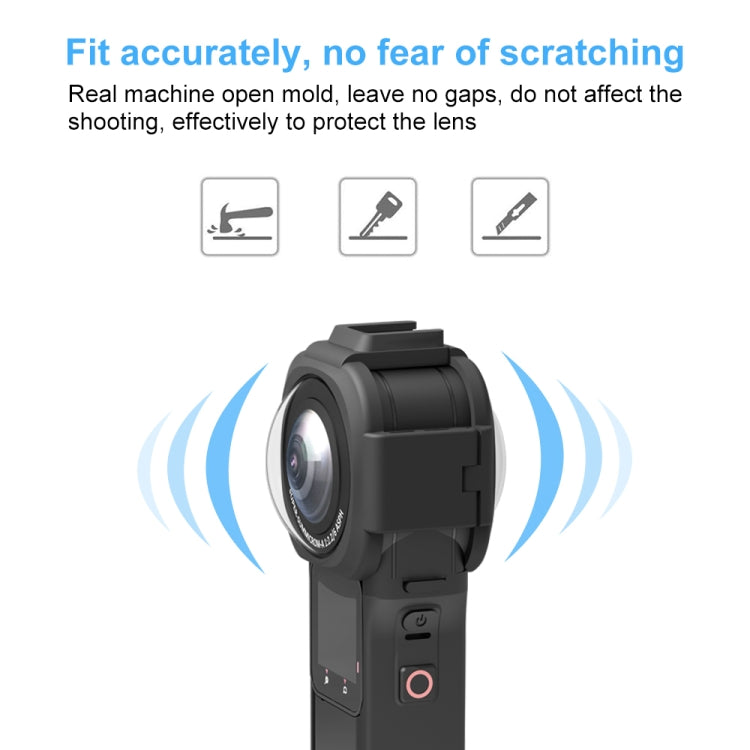 PULUZ Copriobiettivo Custodia protettiva per Insta360 ONE RS 1 pollice 360 Edition, Upgrade Lens Guard