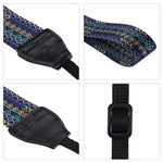 Tracolla per fotocamera con tracolla serie multicolore in stile etnico retrò PULUZ per fotocamere SLR / DSLR, Ethnic 7, Ethnic 8, Ethnic 9