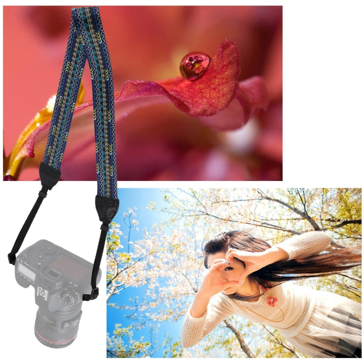 Tracolla per fotocamera con tracolla serie multicolore in stile etnico retrò PULUZ per fotocamere SLR / DSLR, Ethnic 7, Ethnic 8, Ethnic 9