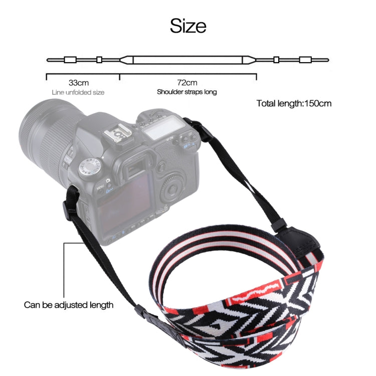 Tracolla per fotocamera con tracolla serie multicolore in stile etnico retrò PULUZ per fotocamere SLR / DSLR, Ethnic 10, Ethnic 11, Ethnic 12, Retro Ethnic 13