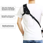 PULUZ Tracolla per fotocamera curva e traspirante in nylon morbido antiscivolo a sgancio rapido con gancio in metallo per fotocamere SLR / DSLR, Curved Strap