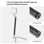 PULUZ 250 mm in lega di alluminio fibra di carbonio galleggiante aste di estensione selfie-stick per GoPro HERO10 Black / HERO9 Black / HERO8 Black / HERO7 /6 /5 /5 Session /4 Session /4 /3+ /3 /2 /1, DJI OsmoAzione e altre action camera, 250mm