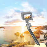 PULUZ 250 mm in lega di alluminio fibra di carbonio galleggiante aste di estensione selfie-stick per GoPro HERO10 Black / HERO9 Black / HERO8 Black / HERO7 /6 /5 /5 Session /4 Session /4 /3+ /3 /2 /1, DJI OsmoAzione e altre action camera, 250mm