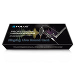 Microfono a condensatore con braccio a forbice e scheda audio USB