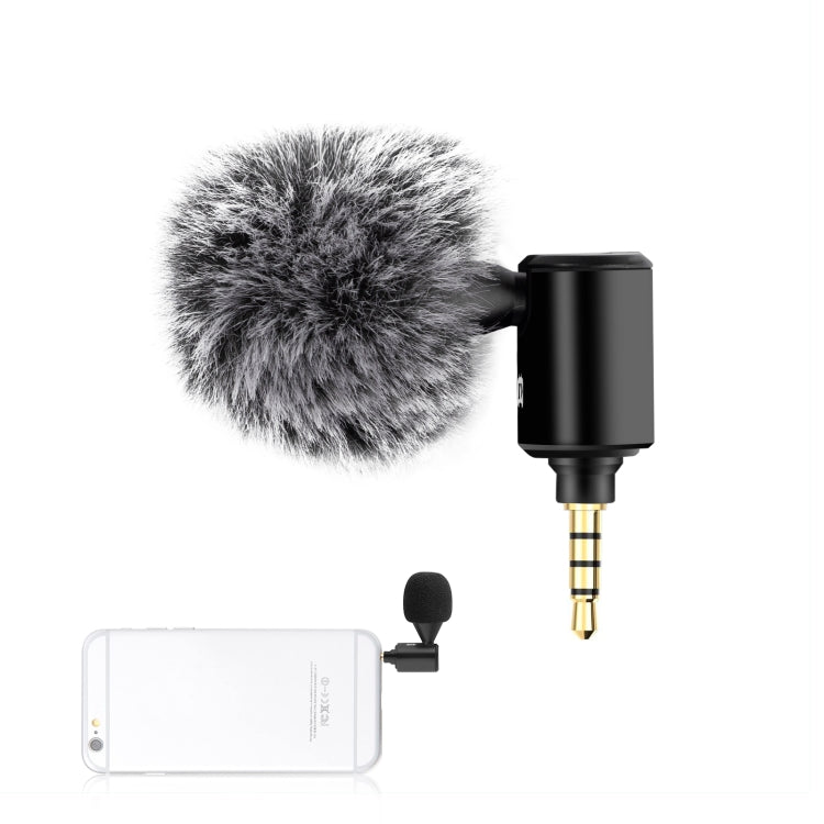 Microfono direzionale singolo con jack 3,5 mm per smartphone