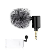 Microfono direzionale singolo con jack 3,5 mm per smartphone