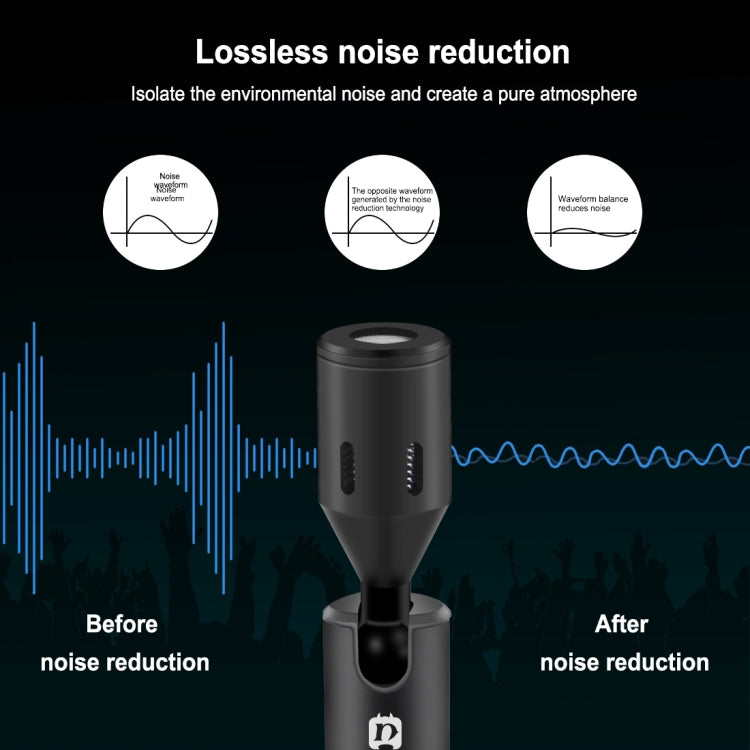 Microfono direzionale con jack 3,5 mm per smartphone