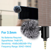 Microfono direzionale singolo con jack 3,5 mm per smartphone