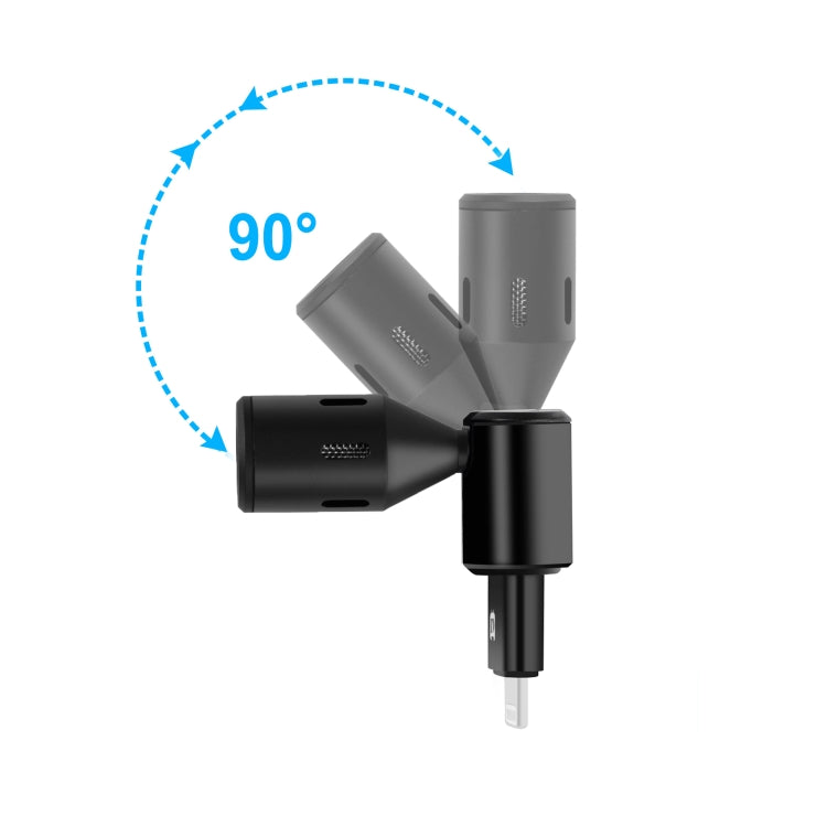 Microfono regolabile a condensatore omnidirezionale per telefono cellulare Jack PULUZ 8PIN, 8 Pin Phone Microphone