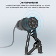 Microfono da bavero USB PULUZ con clip e cavo 1,2m
